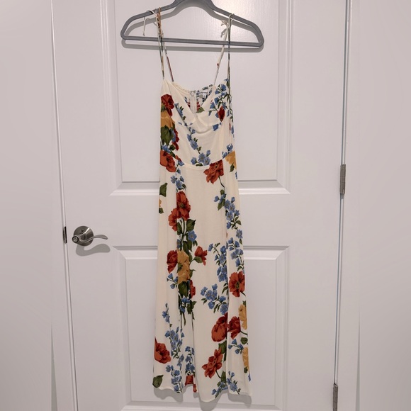 Reformation Juliette Floral Spaghetti Strap Maxi Dress in Formosa - Picture 2 of 8